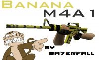 BANANA M4A1 By Wa7erfall skin
